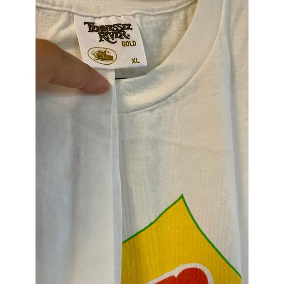 Vintage 90s Sun Drop Citrus Soda Promo Single Stitch Shirt Adult XL - Picture 2 of 3